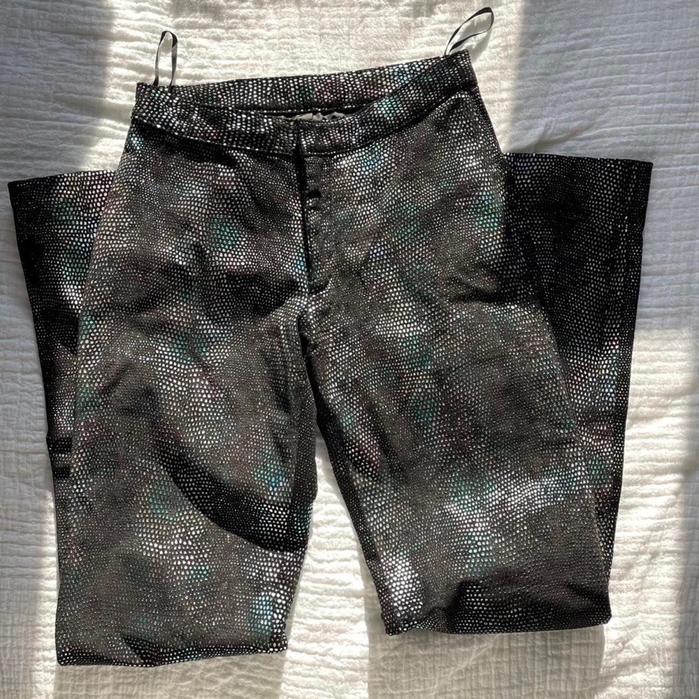 WILSONS ANIMAL PRINT LEATHER PANTS